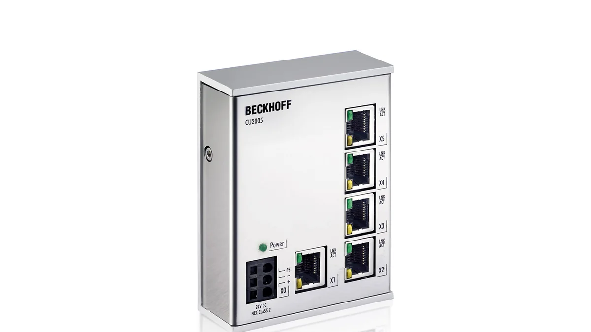 Beckhoff CU2005 source-reviewed product